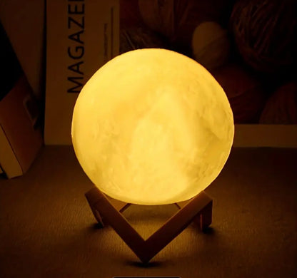 Moon Lamp Rechargeable LED Night Light