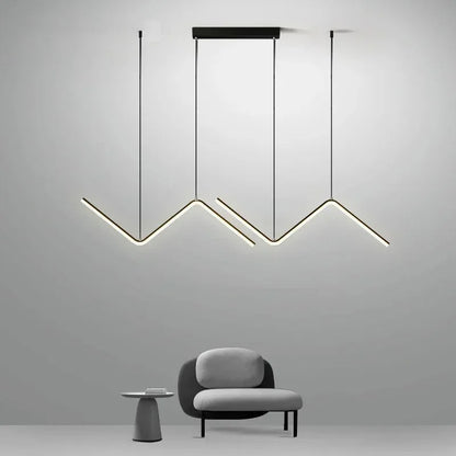 Modern Wave LED Chandelier Pendant