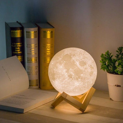 Moon Lamp Rechargeable LED Night Light