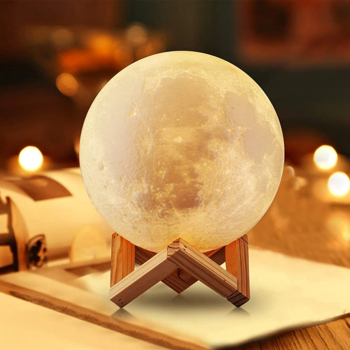 Moon Lamp Rechargeable LED Night Light